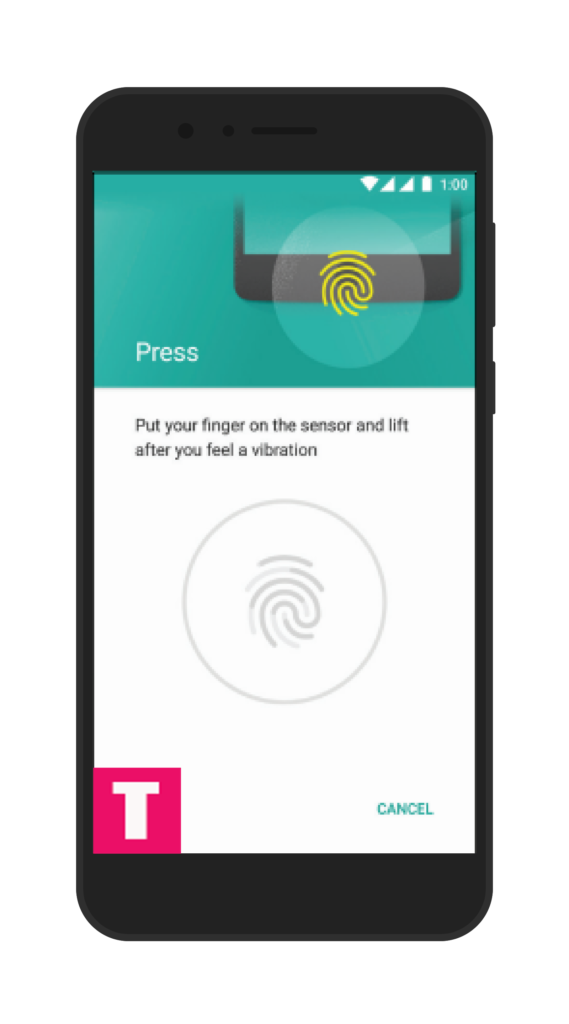 Finger Print Setup OnePlus 5
