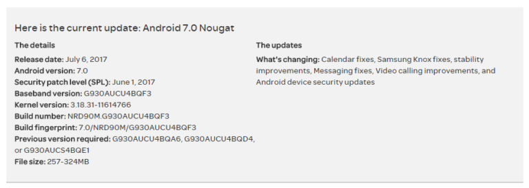 AT&T Galaxy S7