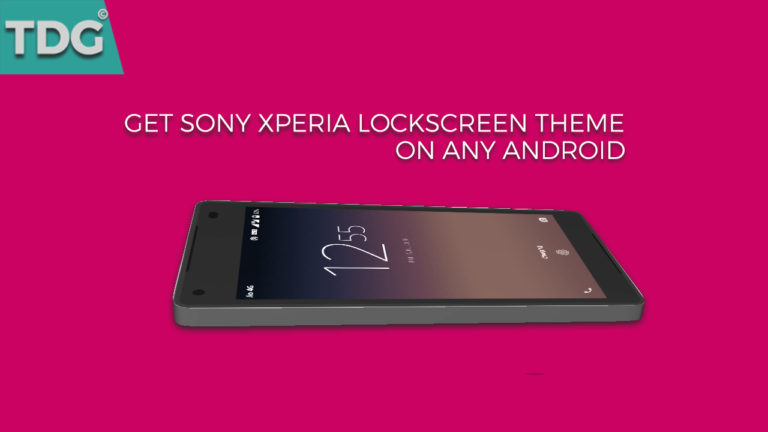 Get Sony Xperia Lockscreen Theme