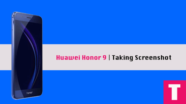 Take Screenshot On Huawei Honor 9