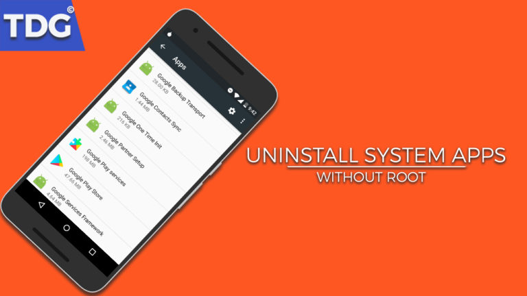 Uninstall System Apps without Root On Android