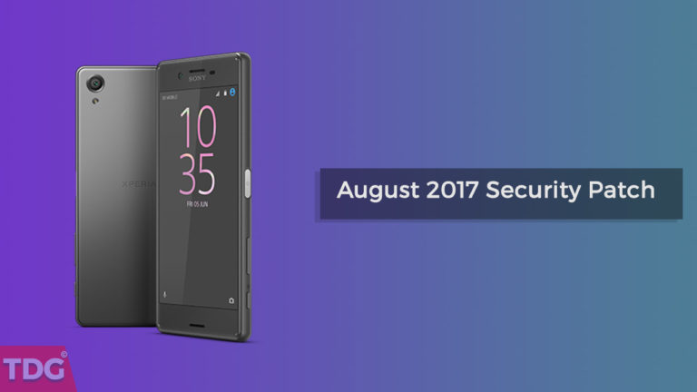 How To Install August 2017 Security Patch For Sony Xperia X, XZ and X Performance