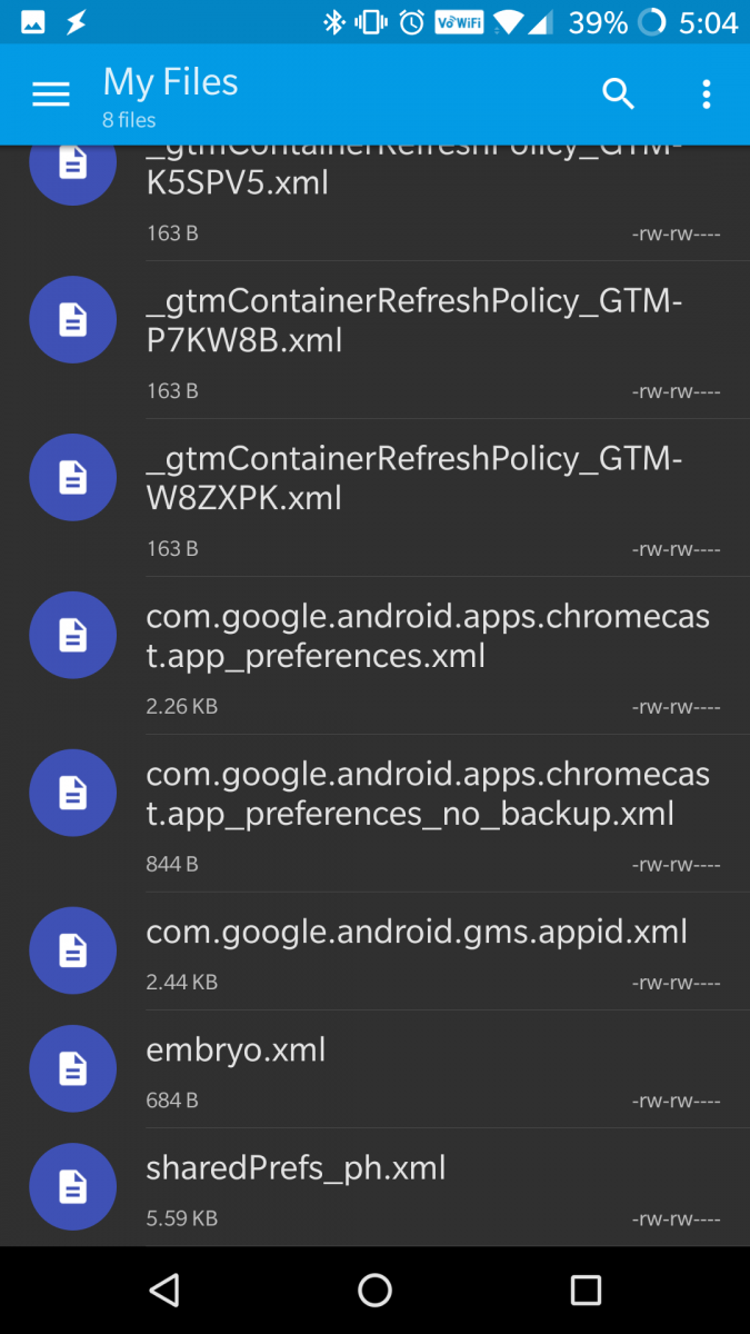 data/com.google.android.apps.chromecast.app/shared_prefs