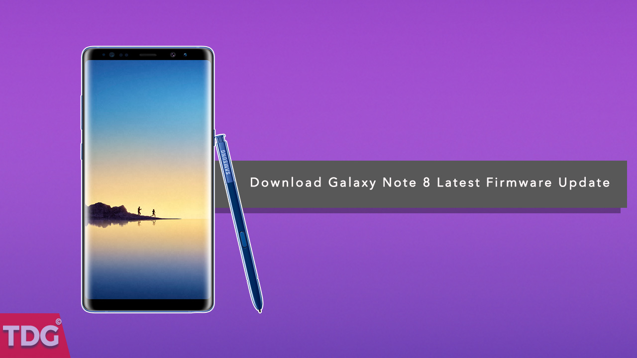 Galaxy note 8 software update