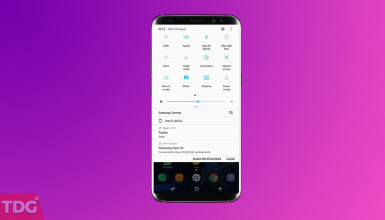 Add a Display Mode Quick Toggle on Samsung Galaxy S8 Plus