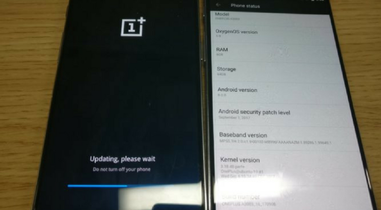 OnePlus 3 getting Android 8.0 Oreo