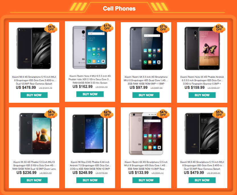 YoShop's Xiaomi Promotional Flash Sale