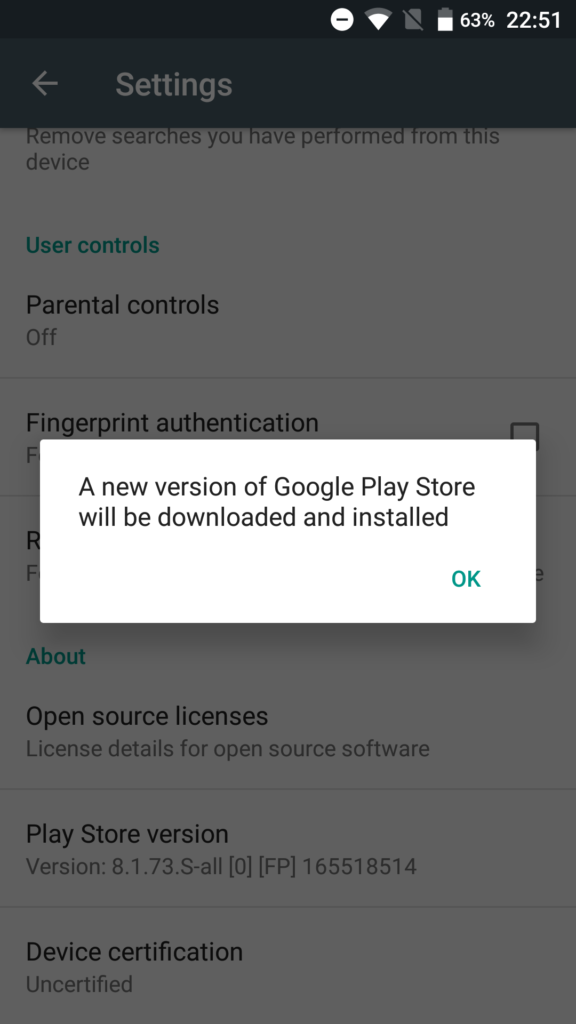https www google com play store update