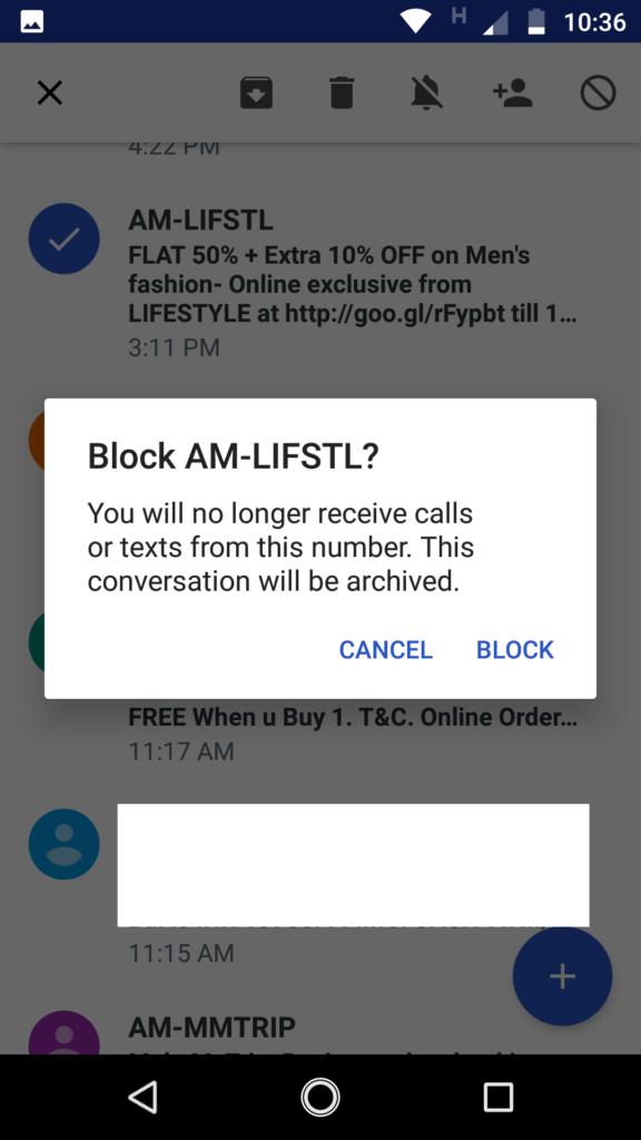 How to block calls and SMS, and reduce SPAM in Android 8.0 Oreo