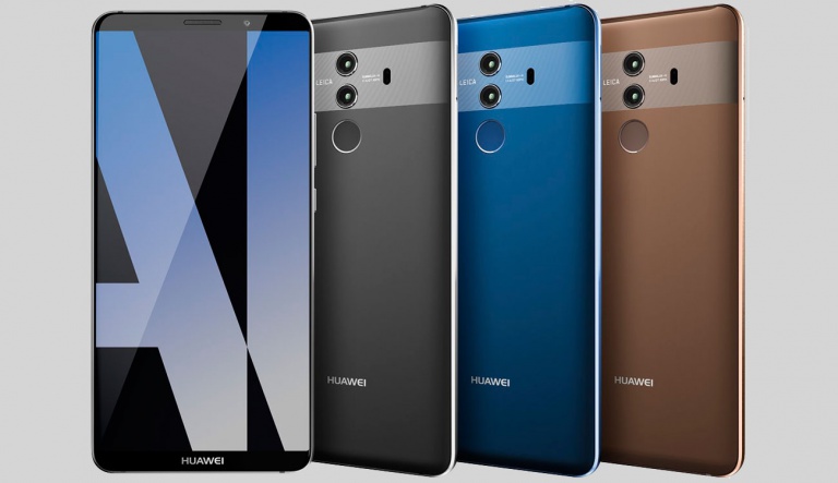 Comparison of the Huawei Mate 10 against Galaxy Note 8 and LG V30