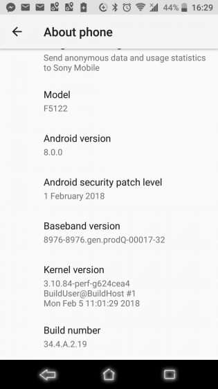 Xperia X 34.4.A.2.19