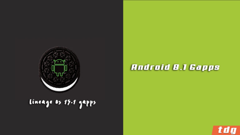 Gapps for Android 8.1 Oreo
