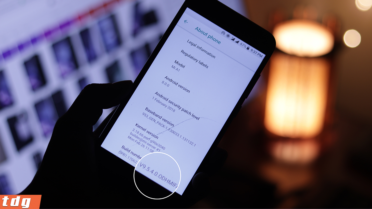 Xiaomi Mi A1 February 2018 Security Patch v9.5.4.0