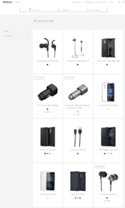 Official Nokia website accessories