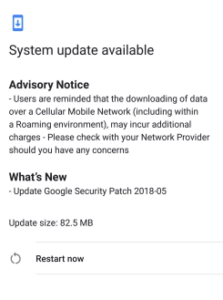 Nokia 8 Sirocco May Security Patch