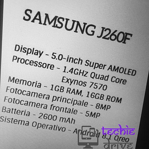 Samsung's First Android Go Edition Phone Specifications Leaked