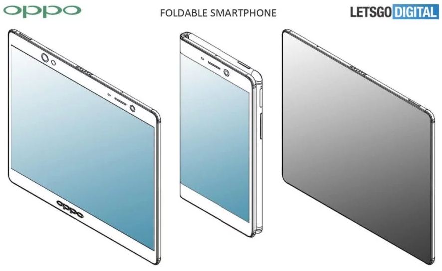 Oppo patents foldable smartphone design with WIPO in 2018 - Three Patents