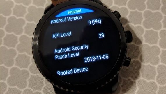 Wear OS started Android Pie rolling out with system version H to smartwatches