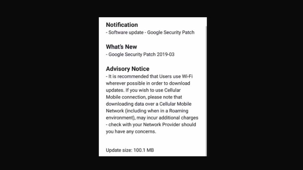 Nokia 3 gets March 2019 Android Security Patch Update