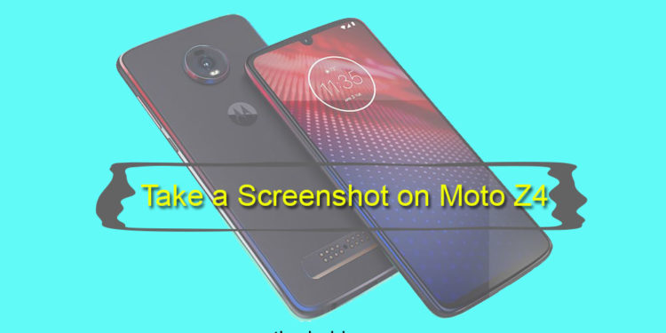 How to capture a screenshot on Moto Z4 | The Droid Guru