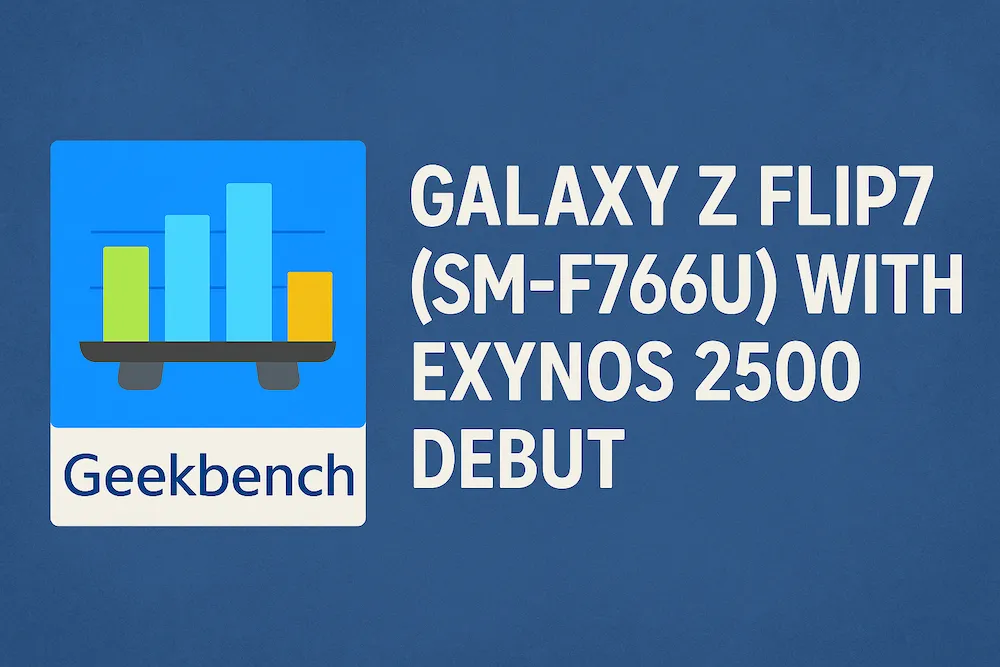 Galaxy Z Flip7 (SM-F766U) Surfaces on Geekbench with Exynos 2500