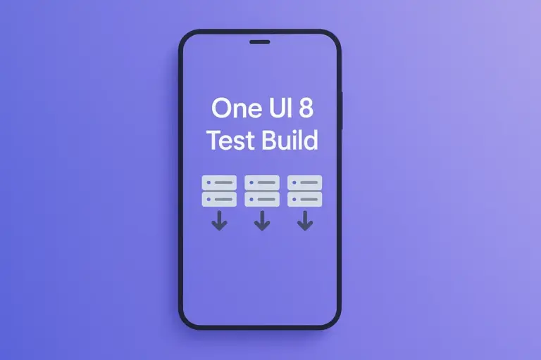Galaxy Fold7 One UI 8 test build
