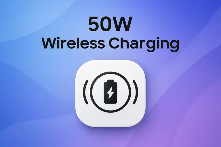 Future Samsung models will support 50W wireless charging